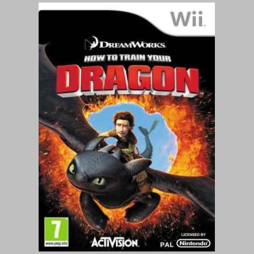 DREAMWORKS: HOW TO TRAIN YOUR DRAGON. (Nintendo Wii). Activision. Complete with instruction booklet