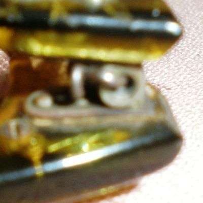 CLOSE UP OF HINGE.