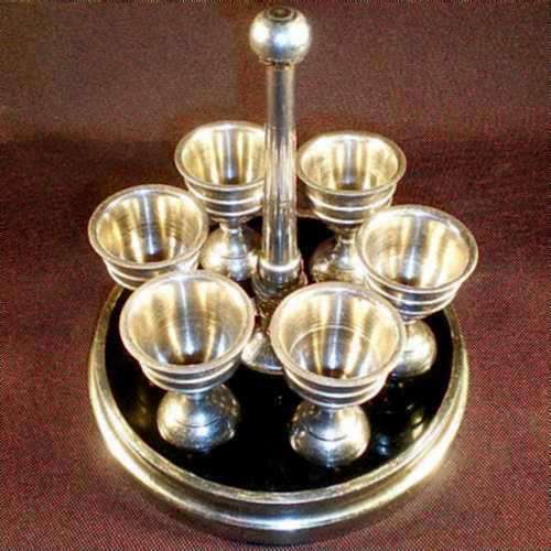 EGG CRUET. Art Deco. Complete