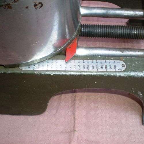 Adjustment scale.