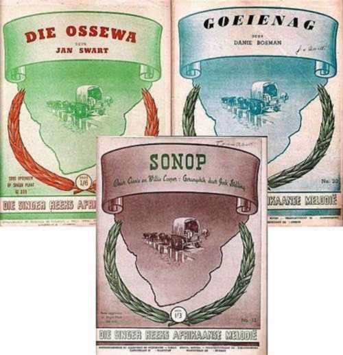 3 TRADISIONELE AFRIKAANSE MUSIEKSTUKKE: 'Die Ossewa', 'Goeienag' en 'Sonop'