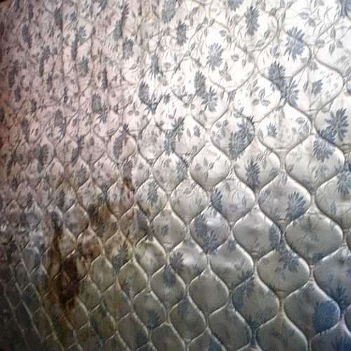 Stain on matress.