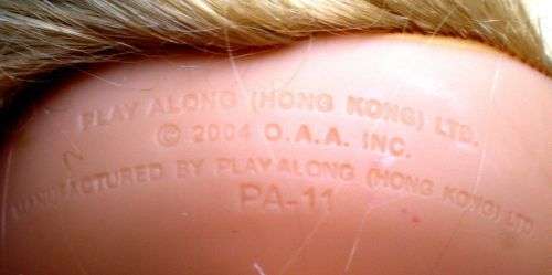Markings on back of head
