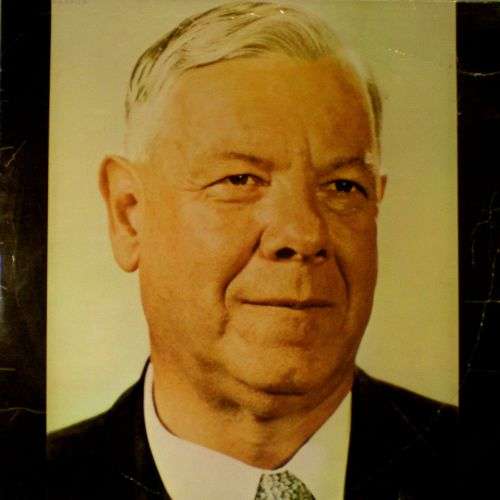 H F Verwoerd (1901 - 1966). Langspeelplaat (x 2). Herdenking uitgegee na sy dood.