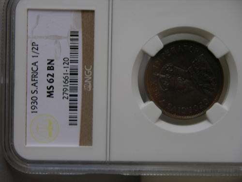 Beautiful 1930 Union half penny NGC MS62 (Only for Britney)