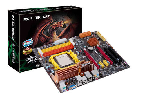 ECS A790GXM-AD3 AMD socket AM3 motherboard. Complete.