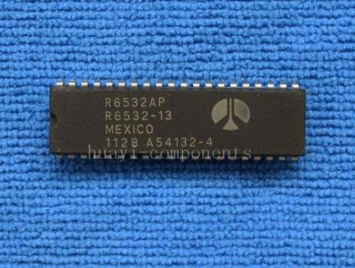 6532 Ram/IO/Timer(RIOT) unit used in many vintage computers.