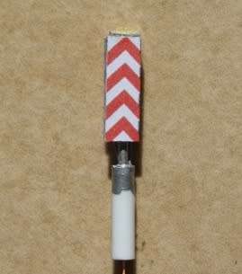 HO scale road works chevrons.