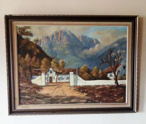 Landscape painting by Chris du Toit.