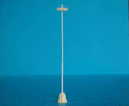 HO scale yardlamp with 8 LED's.