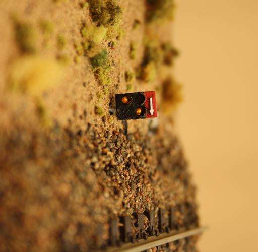 HO scale dwarf or shunting signal.