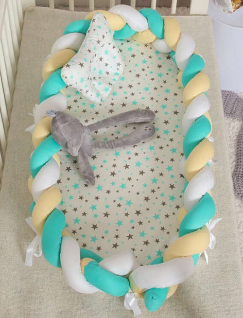 BRAIDED BABY SLEEPER BED 1M