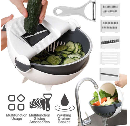 Double Fruit and Vegetable Drain Basket