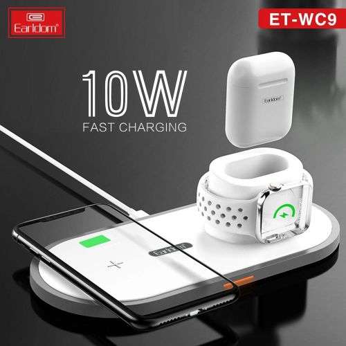 10W 3 in 1 Wireless Fast Charger