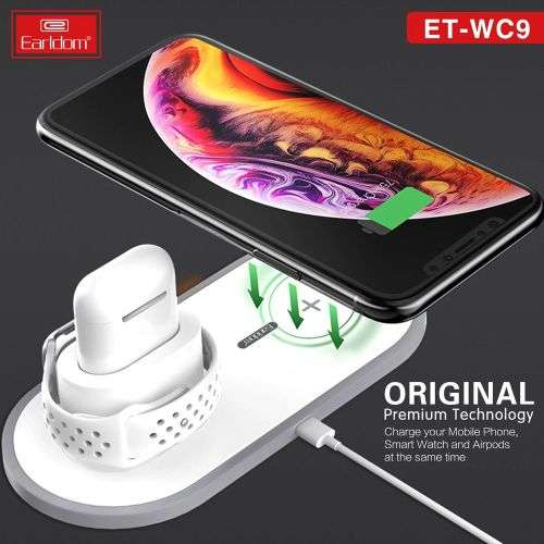 10W 3 in 1 Wireless Fast Charger