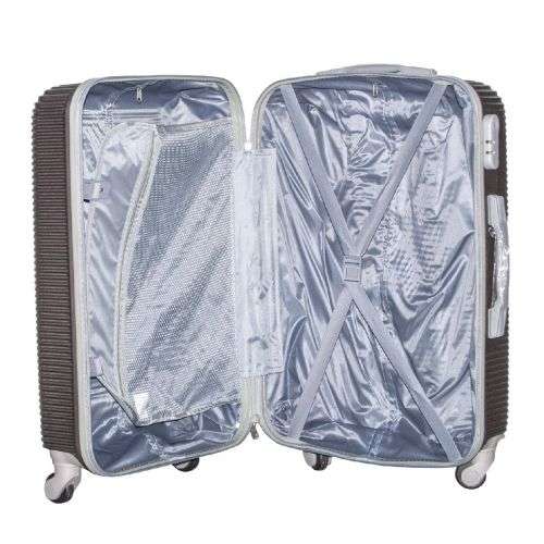3 Piece Hard Outer Shell Luggage Set - 31inch - Brown