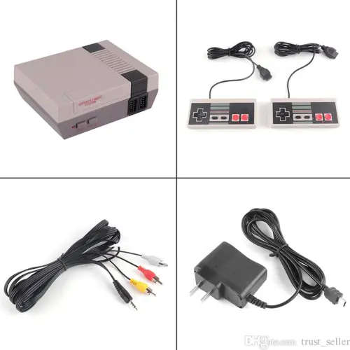 Classic 8-Bit TV Gaming Console w/ 2 Controllers &  over 600 Classic Games