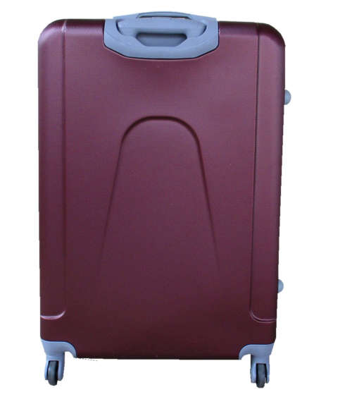 3 Piece Hard Outer Shell Protected Luggage Bag Set - MAROON BIG SIZE BRAND NEW