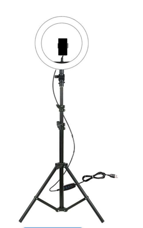 12` Ring Light with 2m Tripod