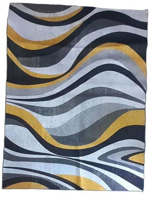 200cm by 150cm - Modern 3D Geometric Design