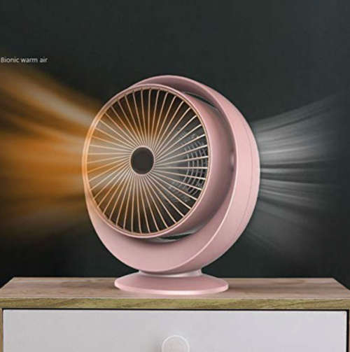 Personal Space Fan Heater - Pink