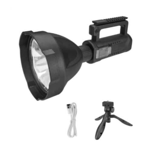Multifunctional Searchlight Rechargeable Flashlight, Super Bright LED Torch