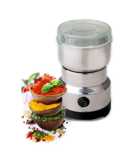 Electric Coffee and Spice Grinder With Stainless Steel Blades