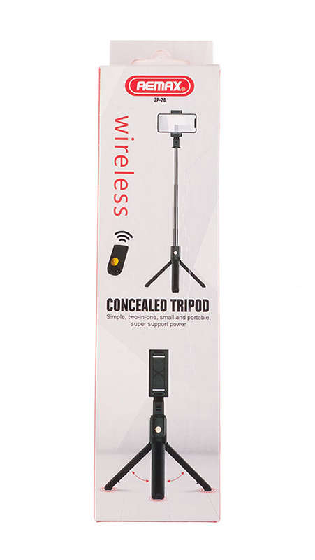 Remax Concealed Tripod Selfie Stick with Remote Control Zp-26