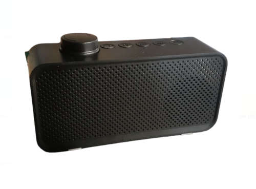 MultiFunction LED Mirror Digital Alarm Clock Bluetooth Speaker FM Radio