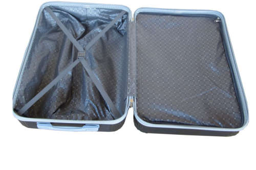 Hard Outer Shell Travel Luggage Set - 3 Piece - Black - Brand New