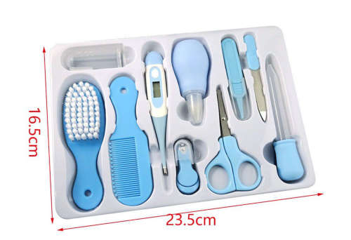 10 in 1 Baby Care Kit - Blue