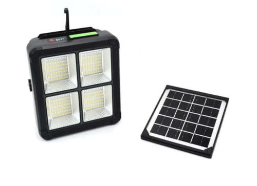 Solar Projector GD Plus 2208 SMD With 200 LEDs 300W Battery 14000mAh 4 Types Of Lighting Flood Light
