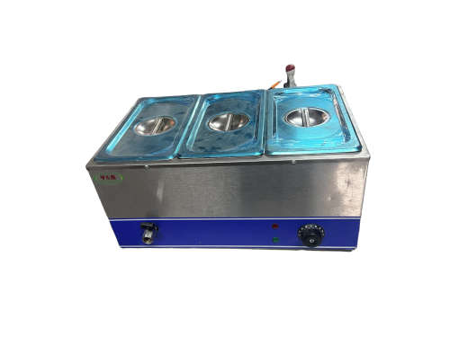 Commercial Food Warmer 3 Tray Electric Food Warmer 1500W Stainless Steel Buffet Food Warmer
