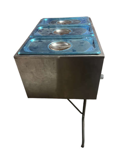Commercial Food Warmer 3 Tray Electric Food Warmer 1500W Stainless Steel Buffet Food Warmer