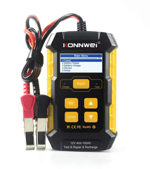 KONNWEI KW510 Car Battery, Charger, Repair Test Equipment 3in1