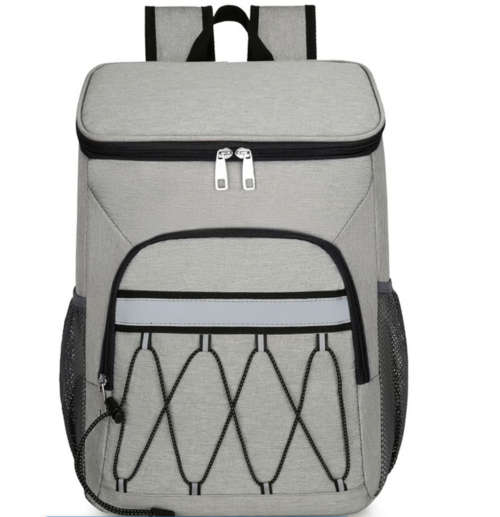 Portable Insulated Leakproof Cooler Bag Lunch Picnic Bag Backpack - Grey or Black