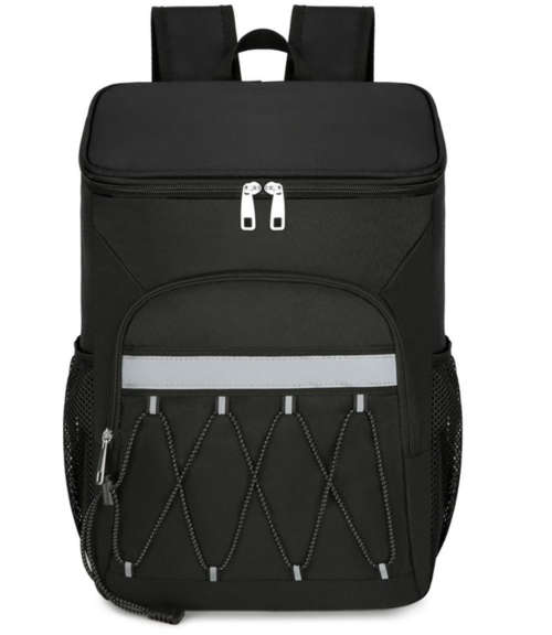 Portable Insulated Leakproof Cooler Bag Lunch Picnic Bag Backpack - Grey or Black