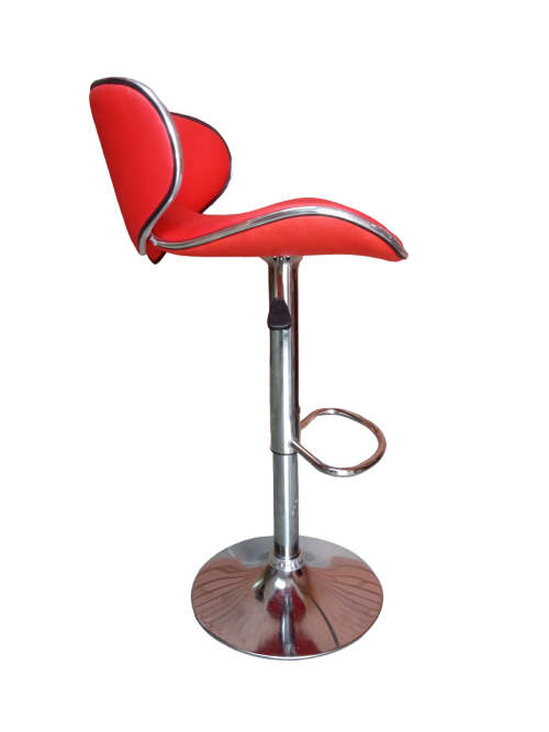 Adjustable Bar Stools, Modern Swivel Airlift Barstools with Back, Armless Counter Height Chair