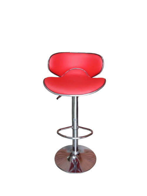 Adjustable Bar Stools, Modern Swivel Airlift Barstools with Back, Armless Counter Height Chair