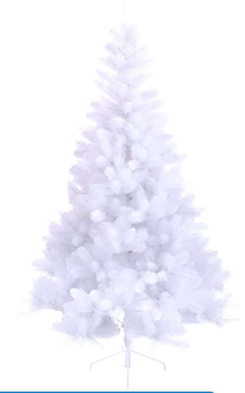 210 cm Snow White Pine Needle Christmas Tree