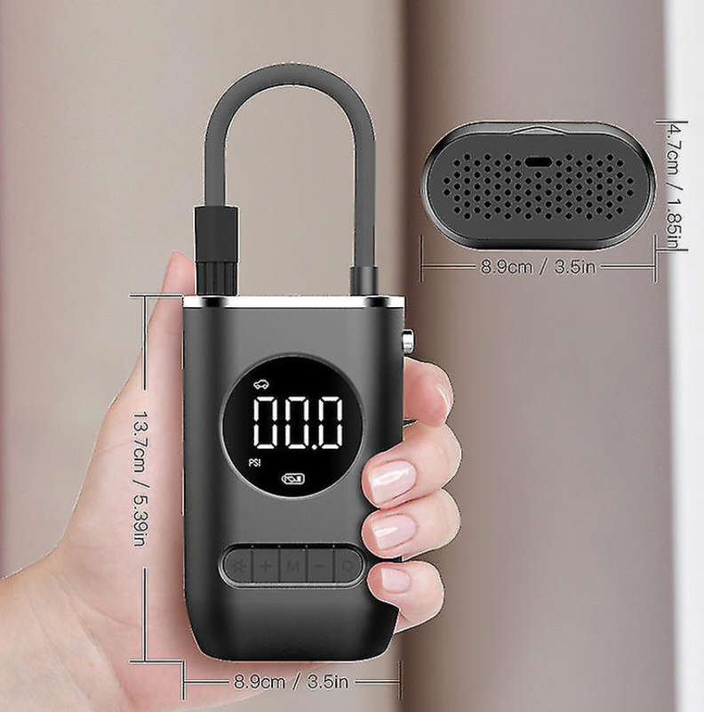 Car Handheld Wireless Air Pump Tire Inflator Tool For Cars, Bikes, Pools and More