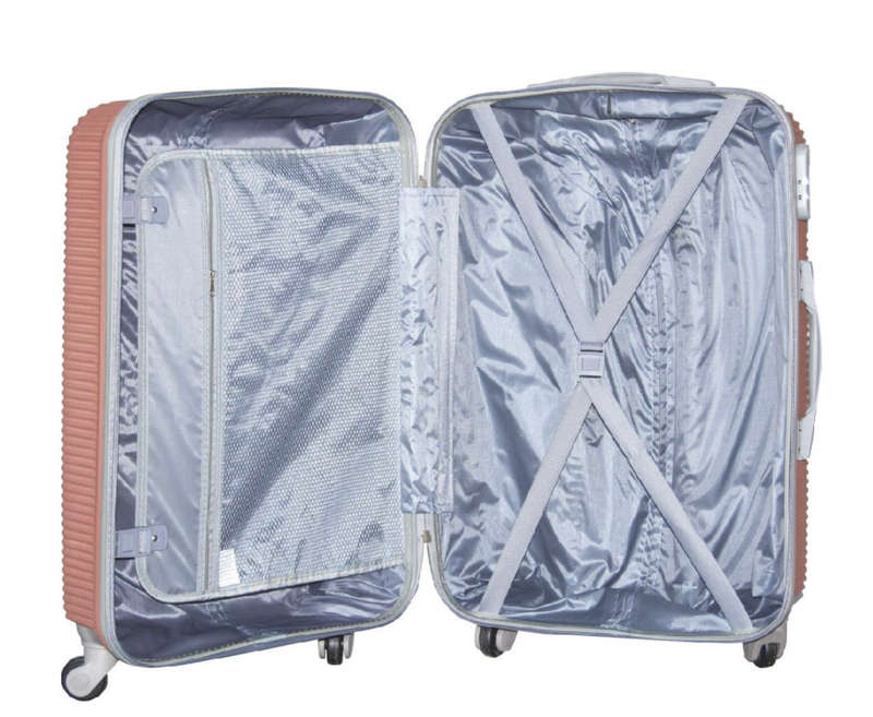 3 Piece Hard Outer Shell Luggage Set - 31inch - Rose Gold/ Pink