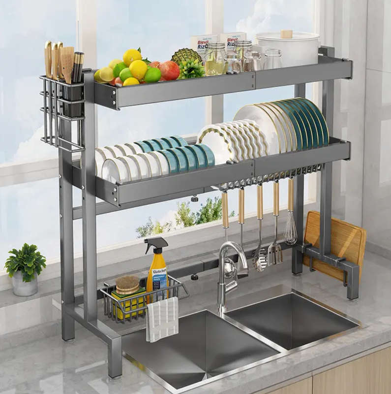 Black Premium Quality Kitchen Dish Rack