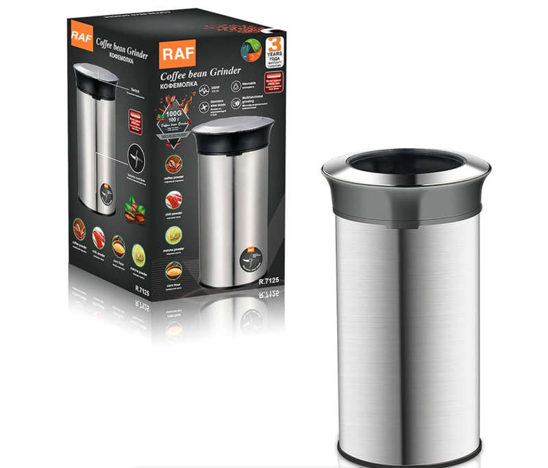 RAF Electric Grinder Machine for Coffee Beans - Spices - 350Watts