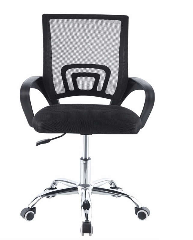 Office Chair Ergonomic Computer Chair Home Armchair Task Study Typist Chair - Black Display Unit