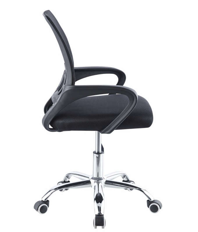 Office Chair Ergonomic Computer Chair Home Armchair Task Study Typist Chair - Black Display Unit