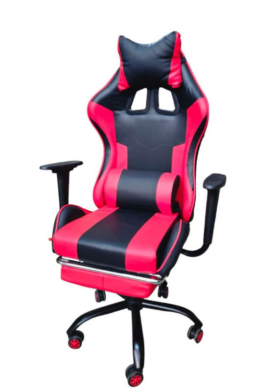 REX M Big Size High Back Reclinable Gaming Chair with Arm Rest - Red (Does Not Have Footrest)Display