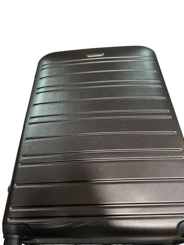 3 Piece Hard Outer Shell Premium Lightweight Luggage Set - Dark Brown - Demo - Read Description