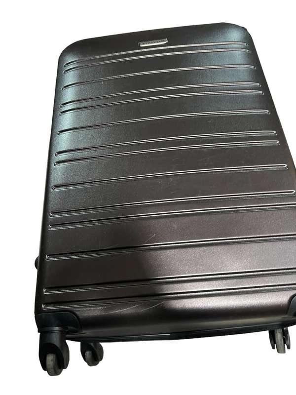 3 Piece Hard Outer Shell Premium Lightweight Luggage Set - Dark Brown - Demo - Read Description