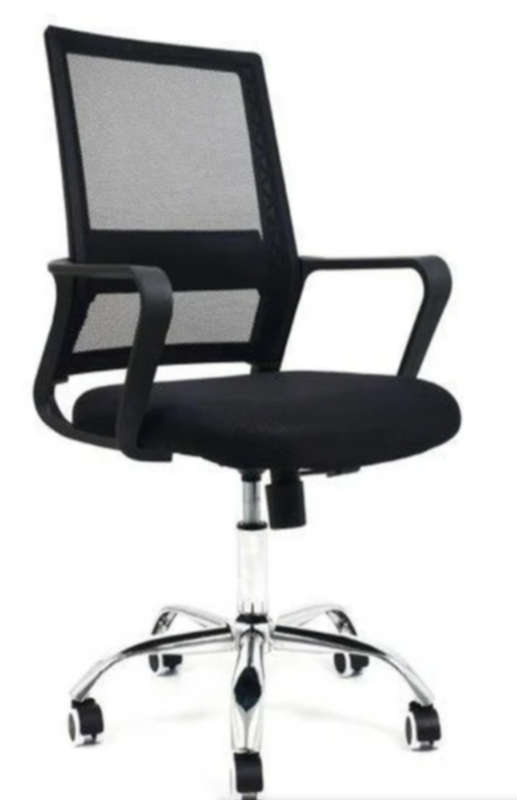 Ergonomic Office Chair with Steel Base and Thick Foam Seat Padding - Display Unit Read Description